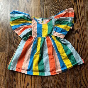 Tiny Cottons Multi Color Stripe Dress (12-18M)